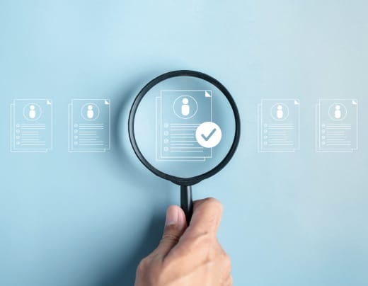 企業理解と要件定義をイメージさせるウェブサイトの画面例