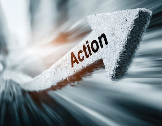 実績と実行力を印象づけるウェブサイトの画面例